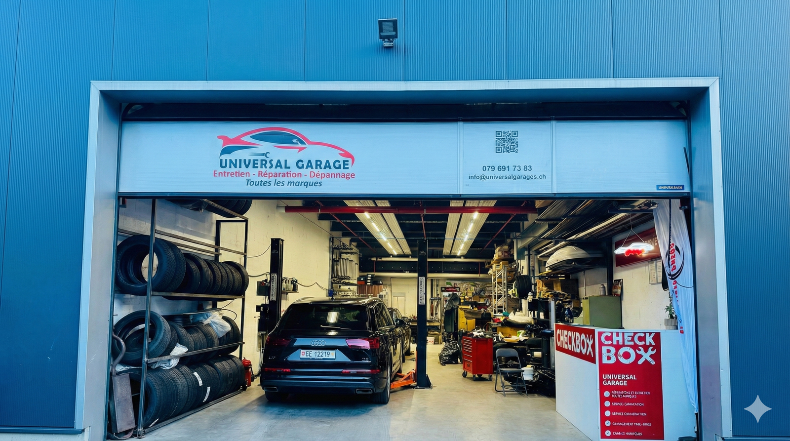 Garage automobile professionnel